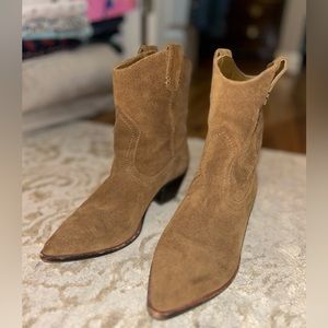 J Crew Brown Suede Boots